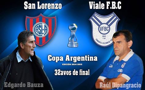 COPA ARGENTINA : SAN LORENZO Y VIALE SE ENFRENTAN EN FORMOSA EL 20 DE MAYO A LAS 20.30 HS