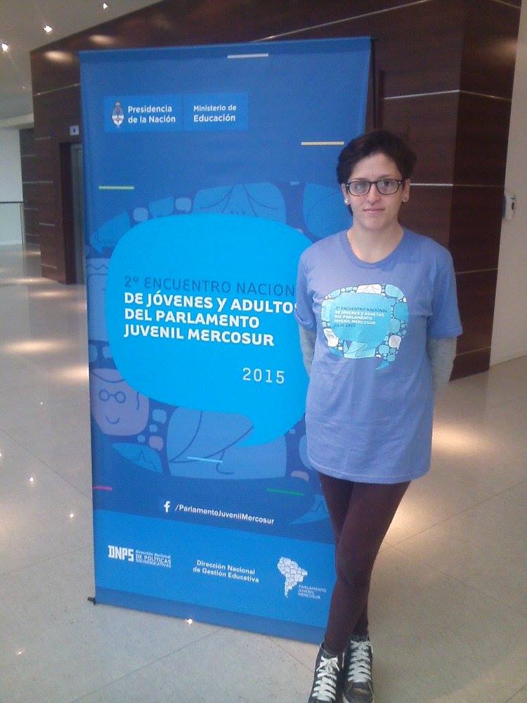 Destacada participación de Andrea Herrera en el Parlamento Juvenil del Mercosur