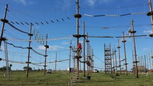 Comenzaron las actividades en el Parque de aventuras aéreas de Interlagos