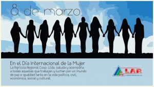 Salutación por el Día Internacional de la mujer