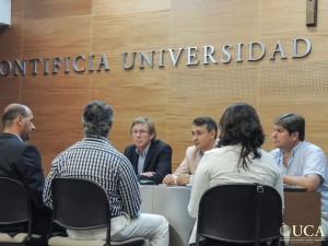 Los diputados Juan José Bahillo y Diego Lara se reunieron con graduados de la UCA