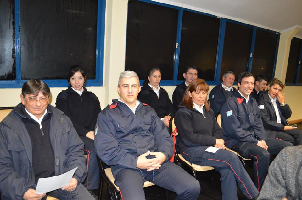 Acciones de Bomberos Voluntarios de María Grande en la útima etapa