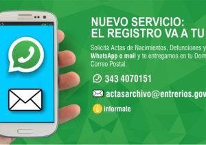 Se pueden solicitar actas de nacimiento, defunciones y matrimonios por whatsapp y correo electrónico