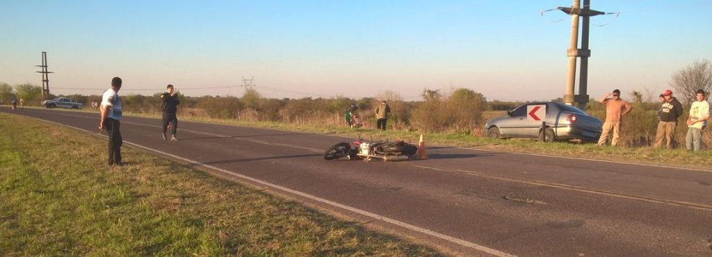 Insólito accidente en Ruta 32