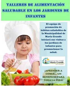 CHARLAS SOBRE ALIMENTACIÓN SANA EN LOS JARDINES DE INFANTES