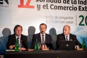 Bahl encabezó la apertura de la12ª Jornada del Comercio Exterior de la UIER