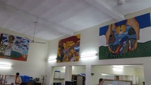 SE EXHIBEN MURALES DEL CONCURSO DEL ÁREA JOVEN