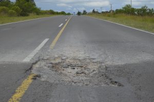 Marcado deterioro de la Ruta Provincial 10