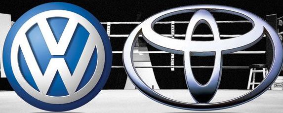 Volkswagen y Toyota marcan el ritmo de ventas a nivel mundial.