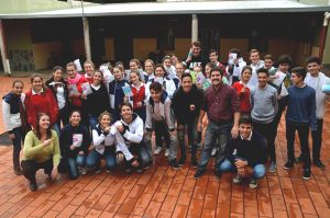 El equipo de Senado Juvenil comenzó la recorrida provincial