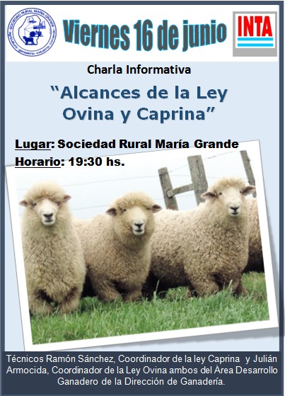 «Alcances sobre la Ley Ovina y Caprina» en la Rural