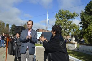 Bordet participó de los festejos por el 130º Aniversario de Aldea Santa María