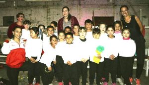 Los chicos del Programa «El Patín va a la Escuela», participaron de la muestra de invierno