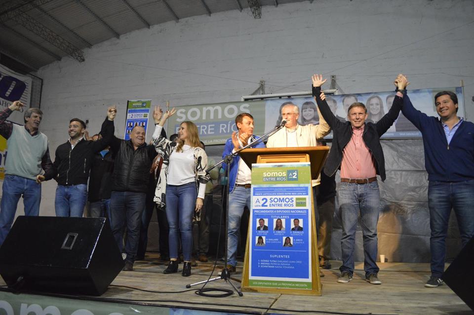 Los candidatos de «Somos Entre Ríos» se presentaron en María Grande