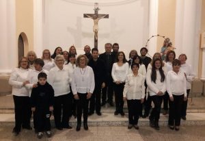 El Coro Municipal presente en la Misa de la Novena Patronal del día martes