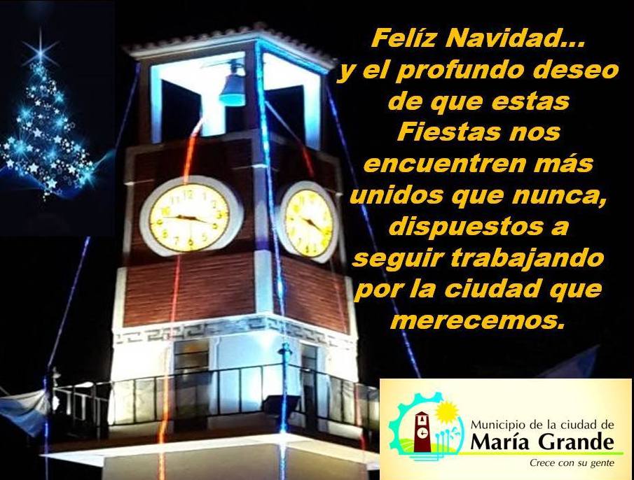 Salutacion Navideña del Municipio de María Grande