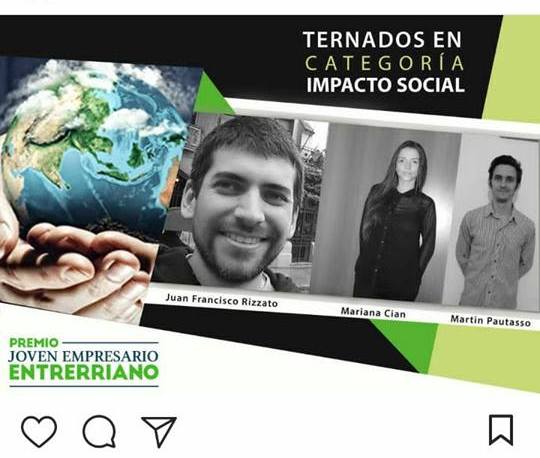 Jóvenes emprendedores de María Grande reconocidos por su trabajo