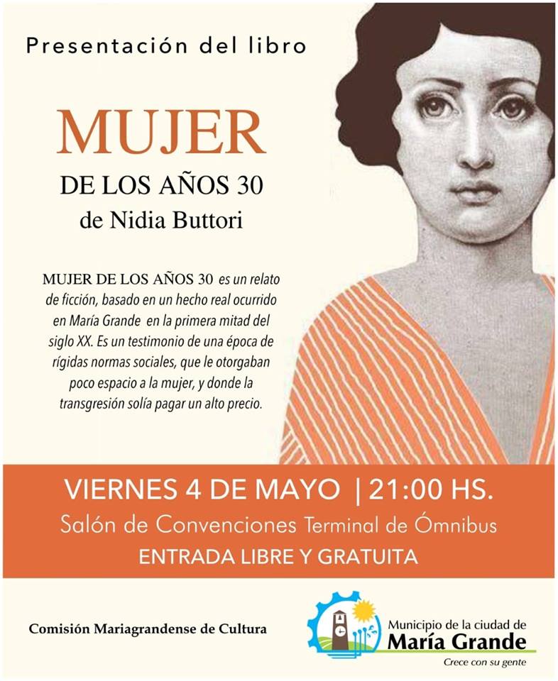 PRESENTACIÓN DEL LIBRO: «MUJER DE LOS AÑOS 30»