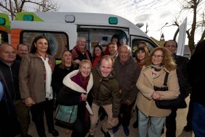 Bordet entrego ambulancia al Hospital local