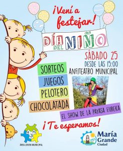 El área joven Municipal celebra el día del niño