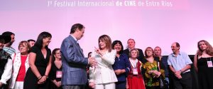 Bordet inauguró el primer Festival Internacional de Cine