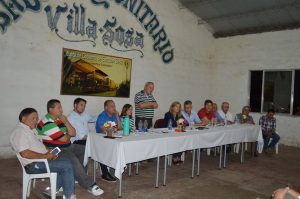 Reunión de Juntas de Gobierno en Sosa con Rosario Romero y legisladores