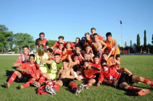 Tabossi, Campeón invicto en sub 17