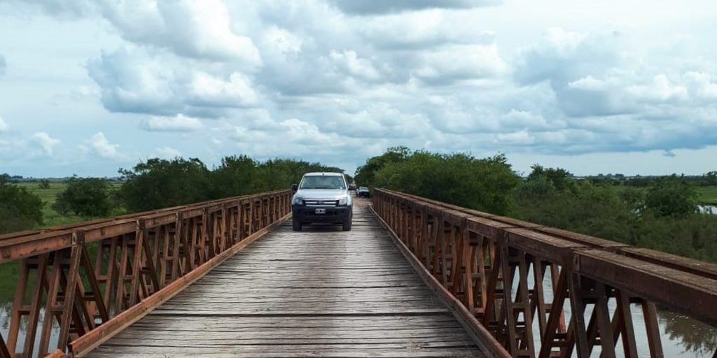 Habilitaron el transito sobre el puente aliviador en Don Cristobal 1º