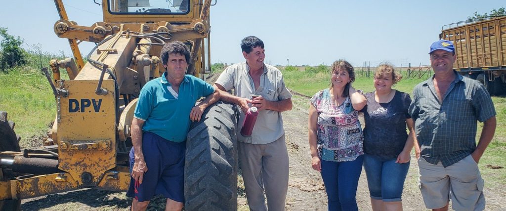 Destacan trabajos de mantenimiento en un camino entre Viale y Seguí