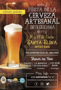 Santa Elena vivirá este fin de la semana, la 1ra. Fiesta de la Cerveza Artesanal