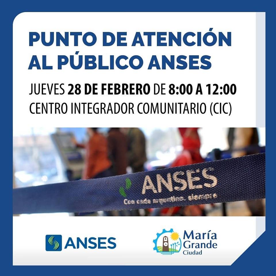 Punto de atención de ANSES este jueves en el CIC