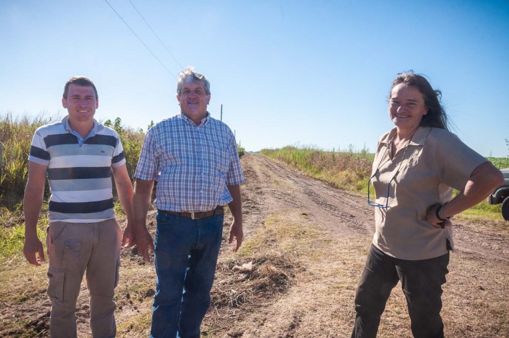 Vecinos y productores de Aldea Eingenfeld resaltaron las mejoras en los caminos productivos