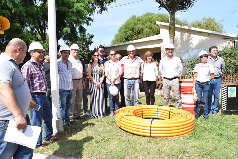 Arrancó la obra del Gas Natural en Tabossi