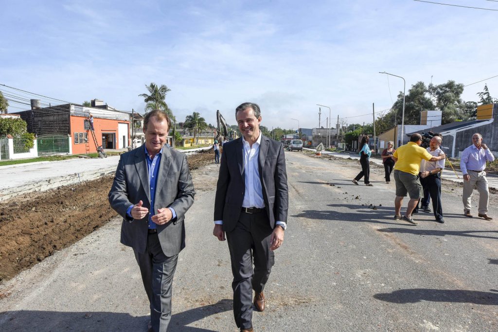 Bordet y Bahl recorrieron el acceso sur a Paraná y proyectaron obras complementarias