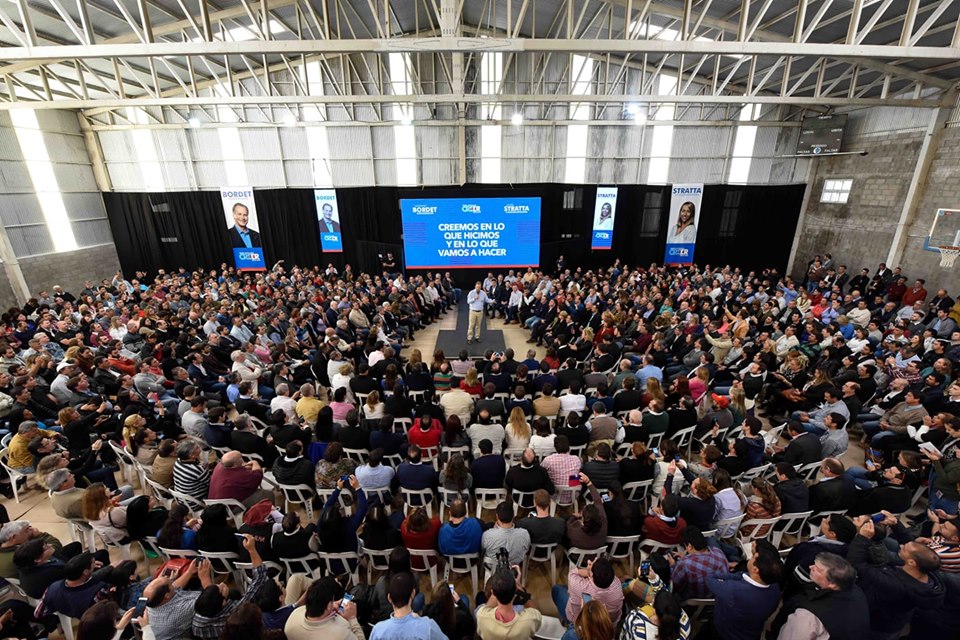 Bordet lanzó campaña junto a los candidatos del espacio CREER