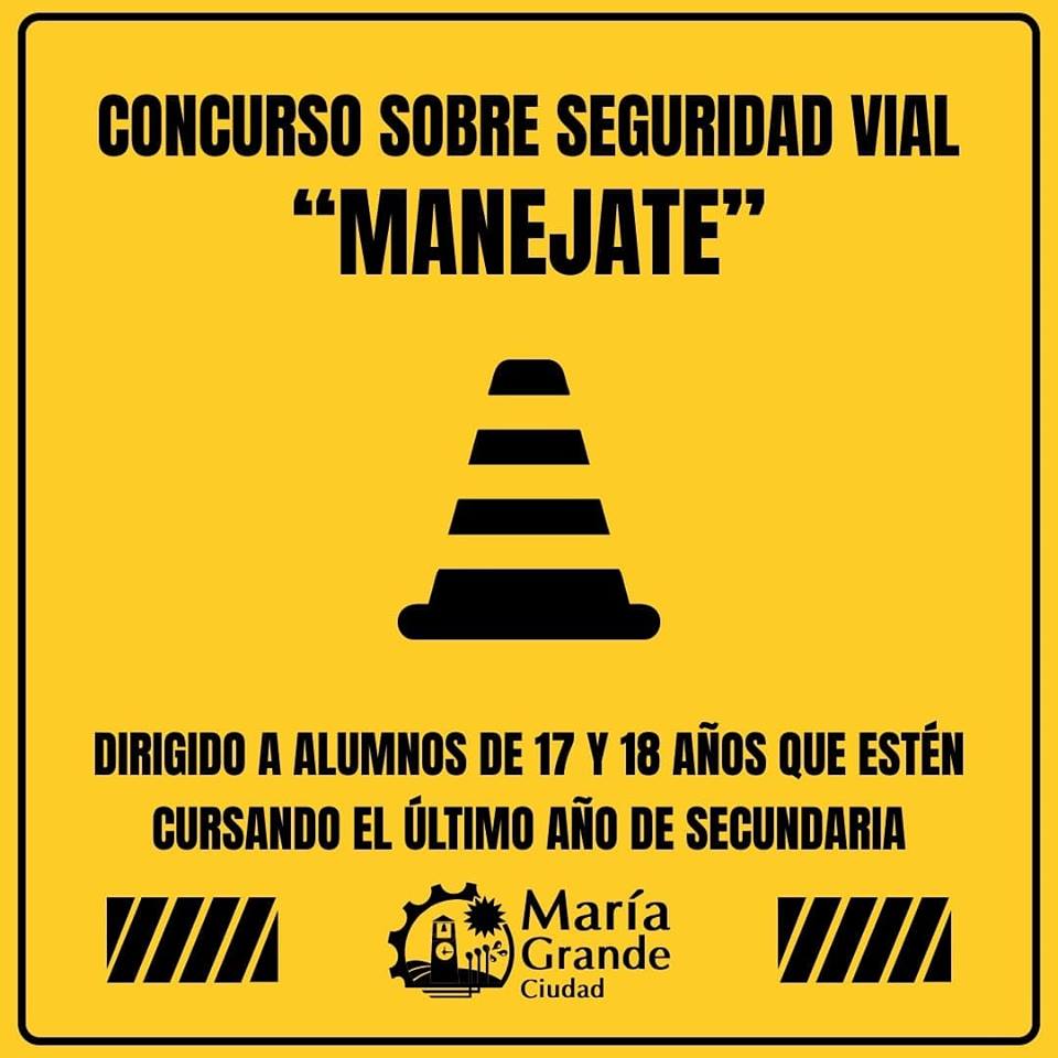 Concurso sobre seguridad vial «MANEJATE»