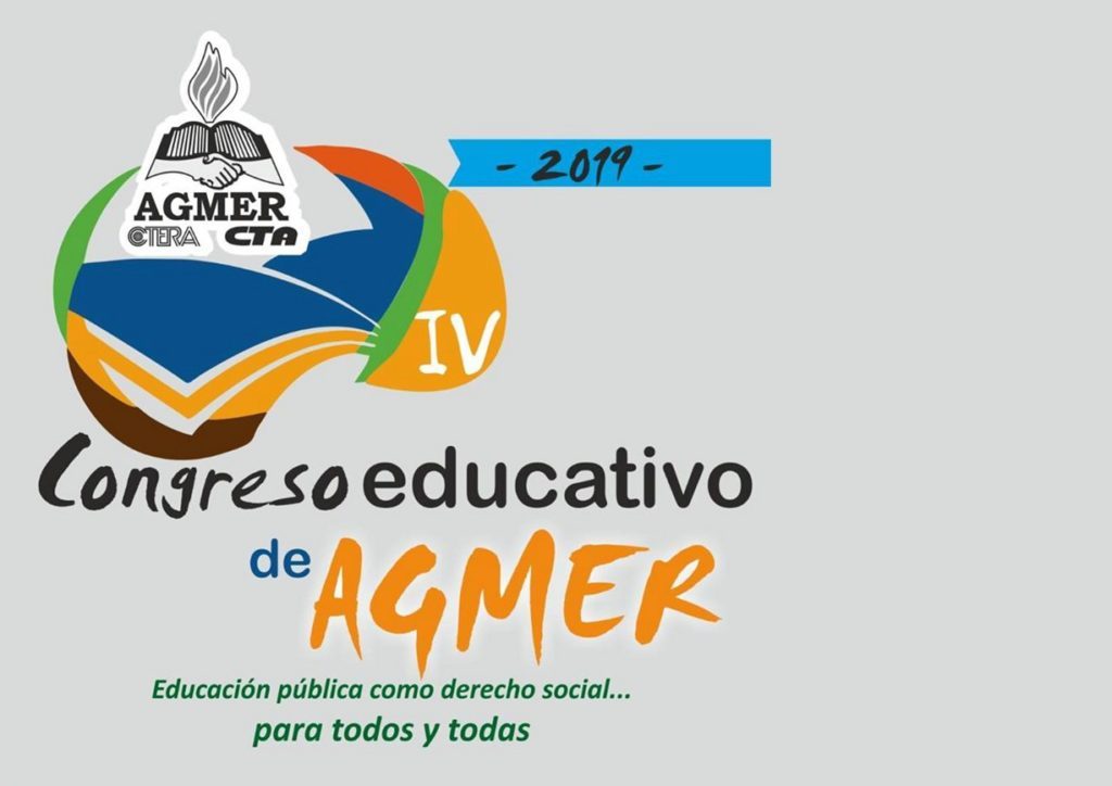 AGMER realizará su IV Congreso Educativo el 23 y 24 de mayo