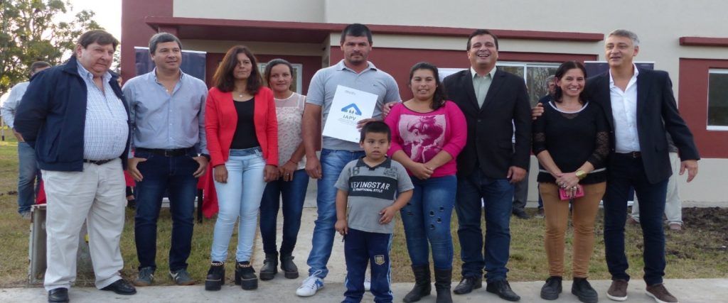 Fueron inauguradas 12 viviendas en Las Garzas