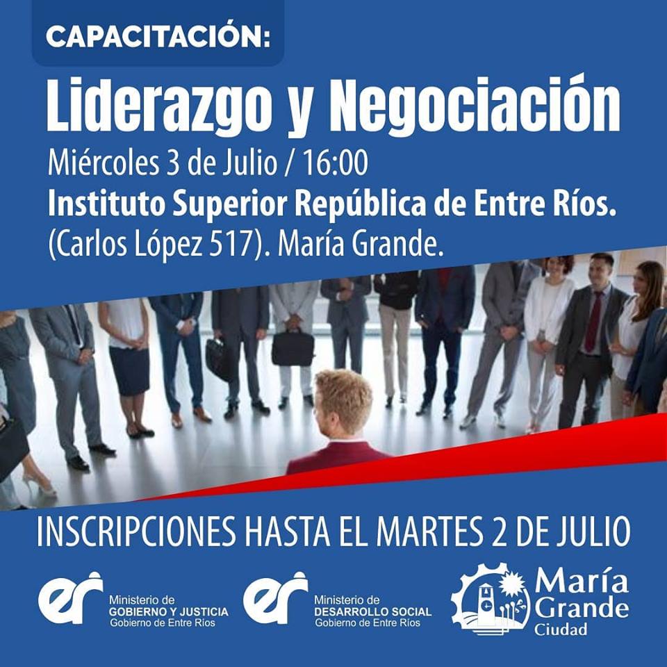 Capacitación sobre «Liderazgo y Negociación»