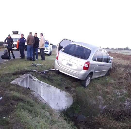 Accidente en Ruta 12, con personas de María Grande involucradas