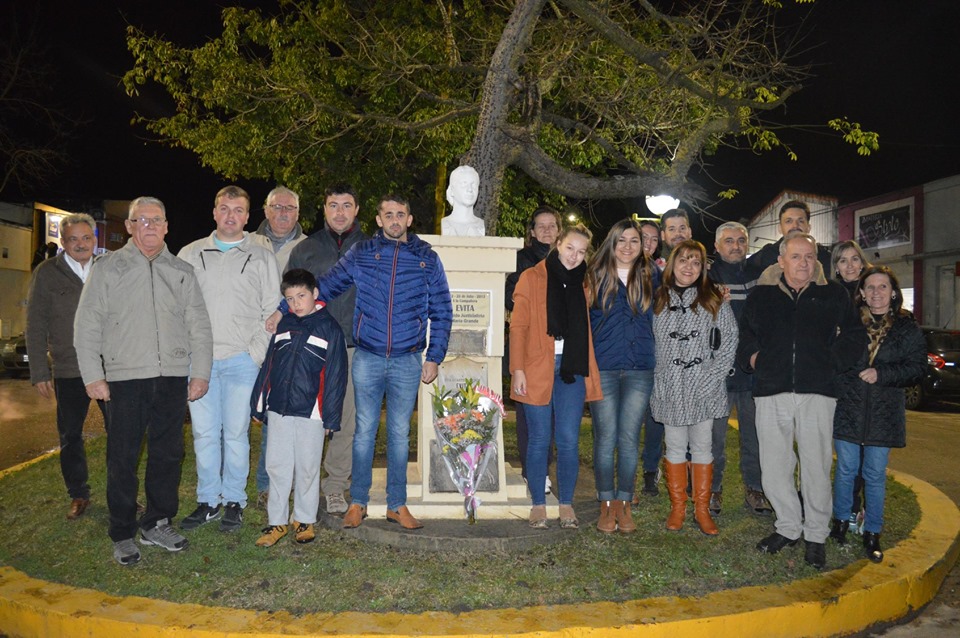 El Justicialismo local recordó la figura de Eva Perón al cumplirse un nuevo aniversario de su muerte