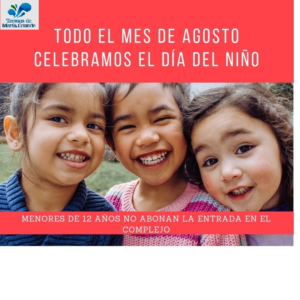 Entrada libre para los niños durante todo Agosto al Complejo Termal