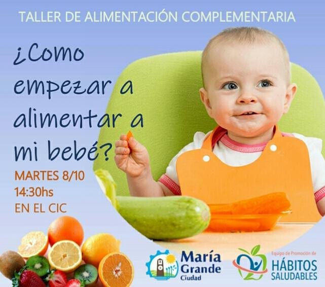 Taller de hábitos saludables para mamas y los más chiquitos