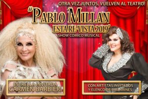 Este sábado Pablo Millán, junto a Carmen Barbieri en la Sala «Don Santiago»