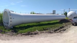 Continúan los trabajos para instalación  de tanque de agua potable en Barrio Castaldo