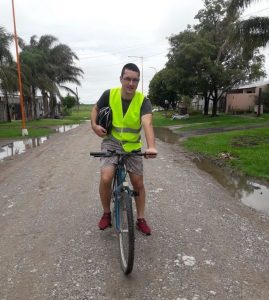 Desde María Grande a  Uruguay en bicicleta