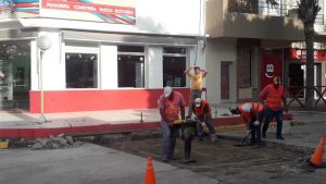 Se comenzó con trabajos de bacheo en calles de la ciudad