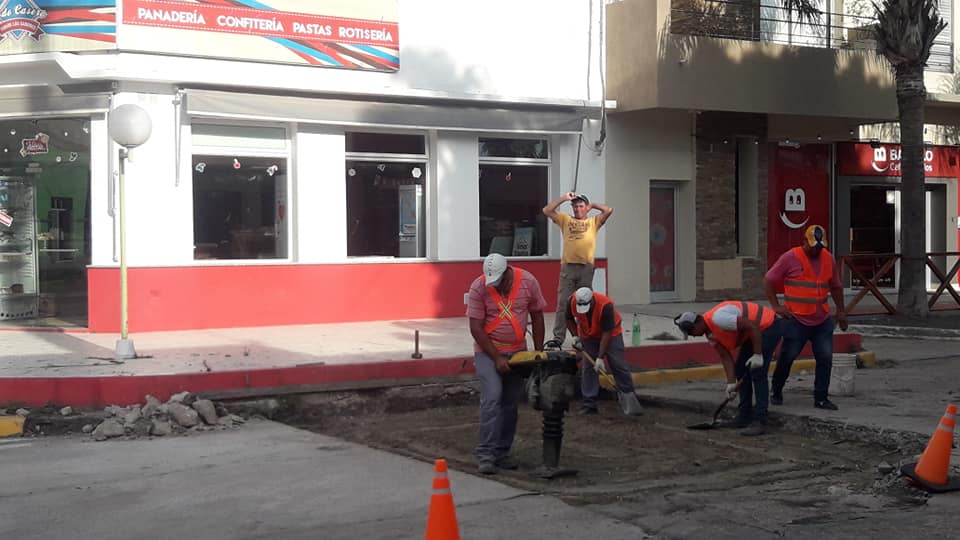 Se comenzó con trabajos de bacheo en calles de la ciudad