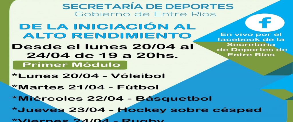 El gobierno provincial ofrecerá un ciclo de capacitaciones en Deportes de Conjunto