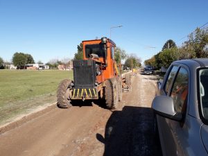 Se retomaron trabajos de mantenimiento de la trama vial